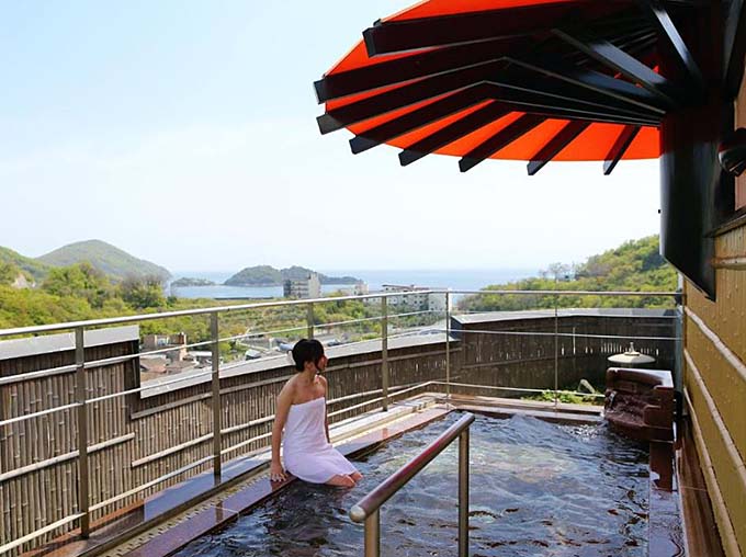 しょうどしま温泉 ベイリゾートホテル小豆島 展望露天風呂画像