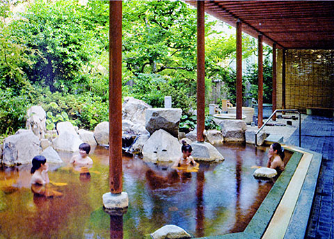 豊島園庭の湯露天風呂画像