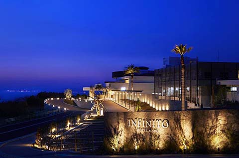 白浜温泉ホテルインフィニート夜景画像